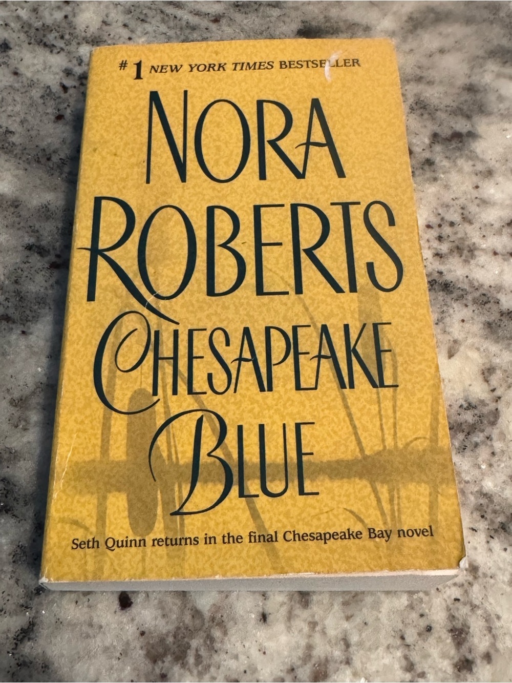 Nora Roberts Chesapeake Blue - Yellow Paperback
